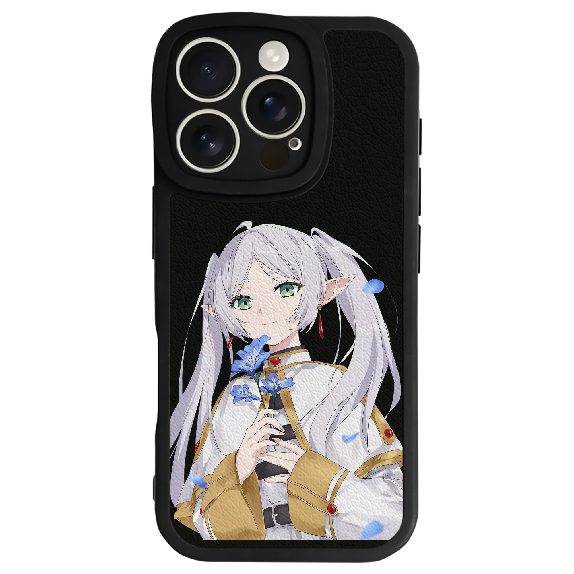（画像用） 葬送のフリーレン Frieren 【iPhone 16シリーズ対応】シリコンスマホケース（レザー調） 材質：シリコン